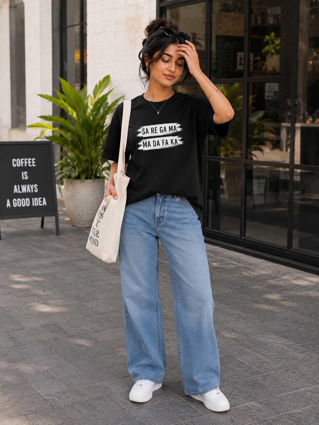 Sa Re Ga Women's Relaxed T-Shirt