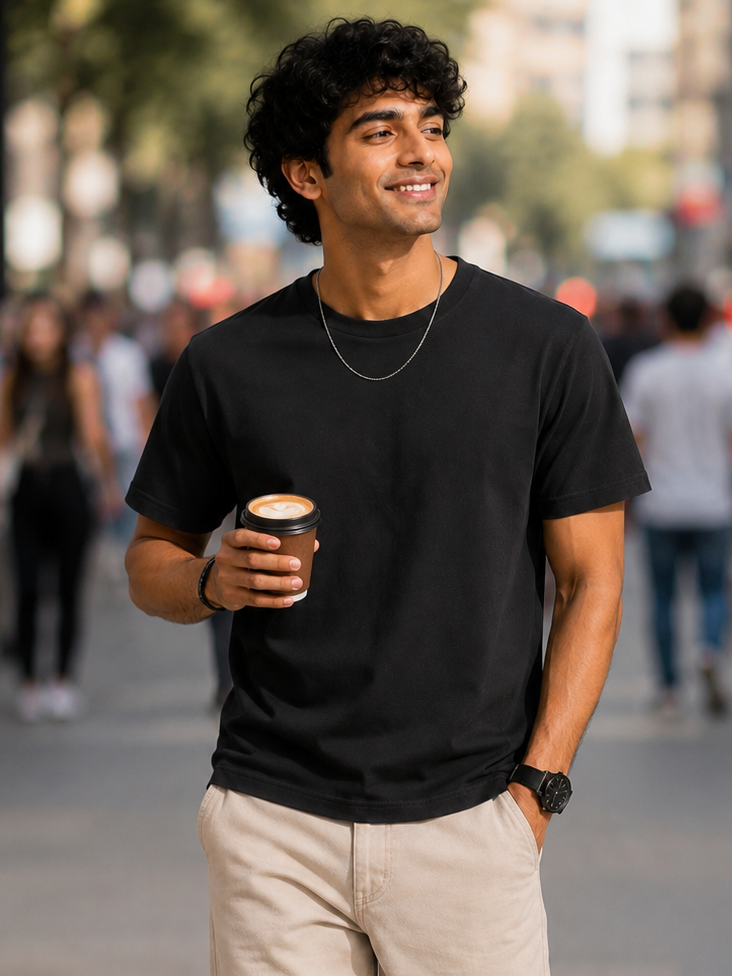 Black Men's Supima T-Shirt