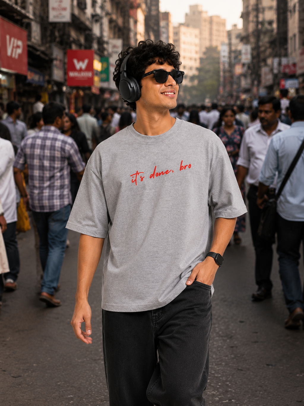 Done Bro Men's Oversized T-Shirt