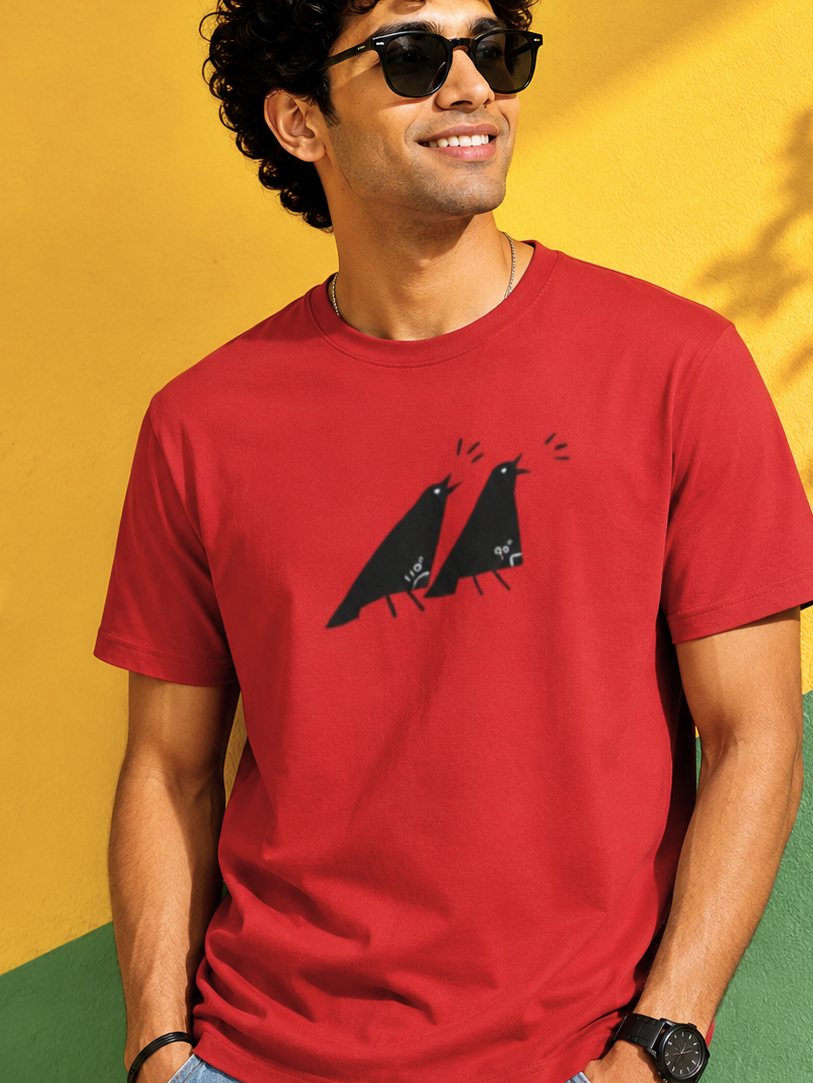 Crow Men's Regular T-Shirt