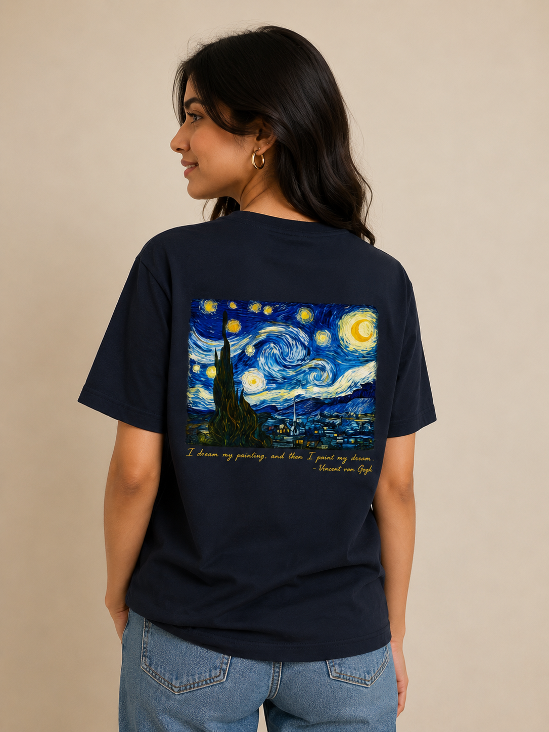 Starry Night Women's Stretch T-shirt