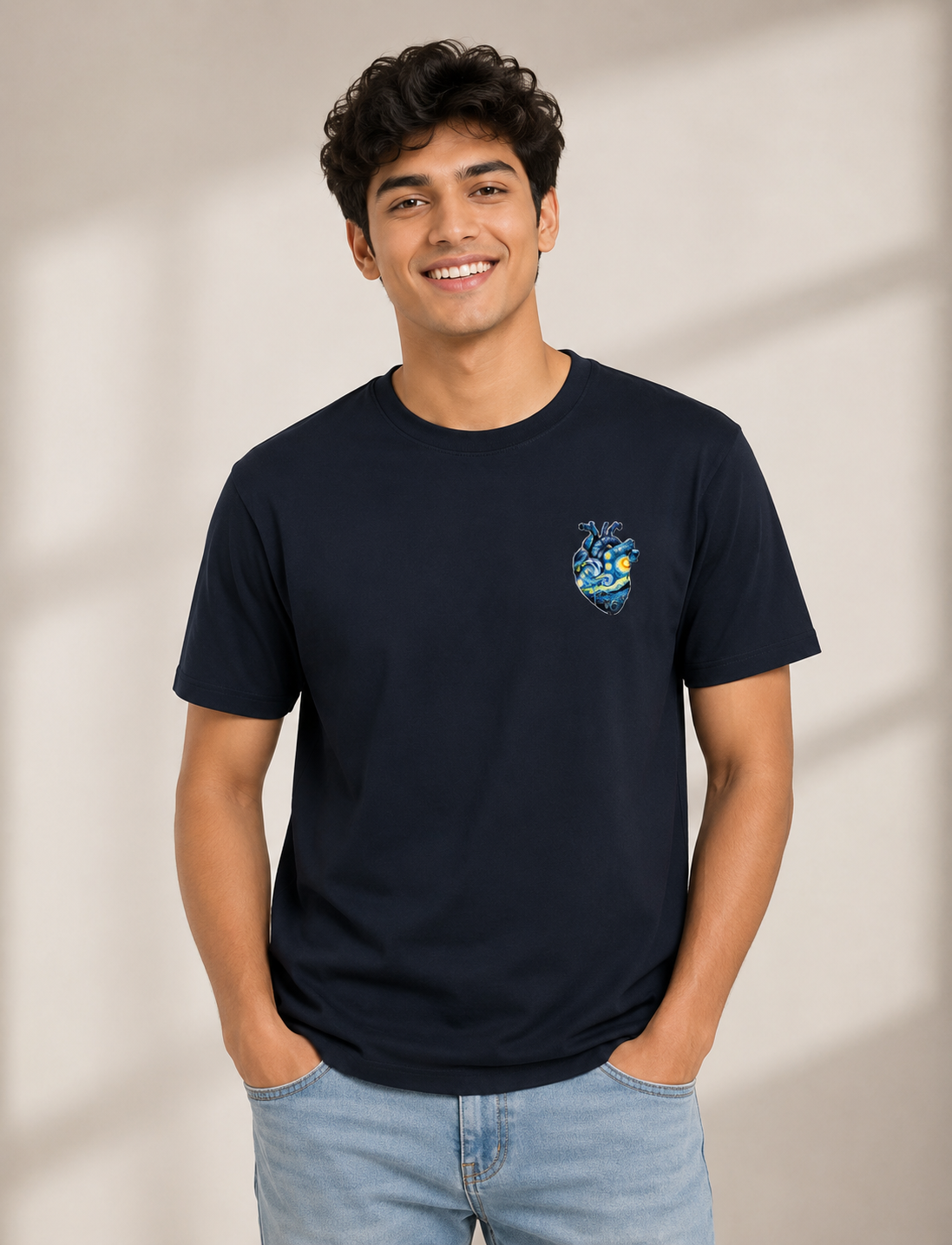 Starry Night Men's Stretch T-shirt
