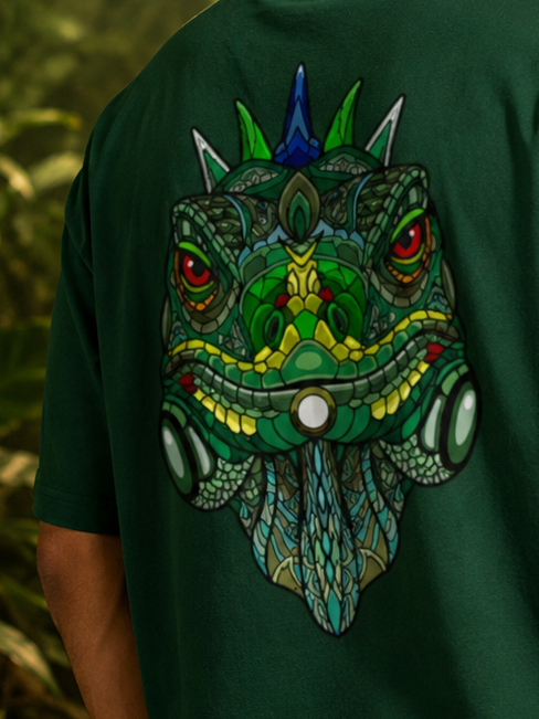 Forest Monster Men's Oversized T-Shirt