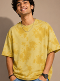 Cheese Tie Dye Men's Oversized T-Shirt