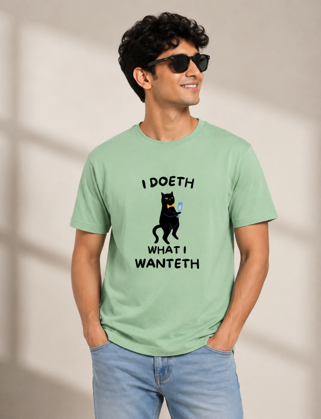 Wanteth Men's Regular T-Shirt