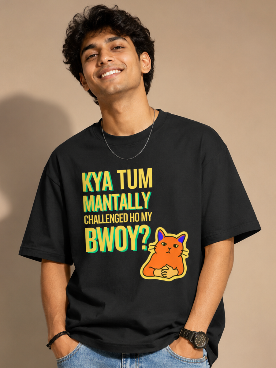 Mantal Bwoy Men's Oversized T-Shirt