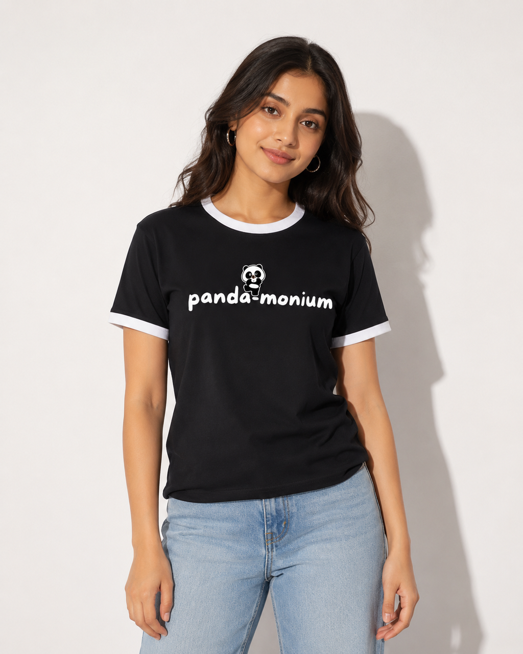 Panda-Monium Women's Ringer T-Shirt